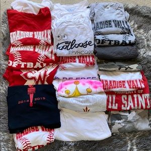 Bundle of 21 shirts